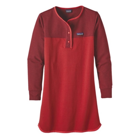 Patagonia Dresses & Skirts - Patagonia Ahnya feece henley dress